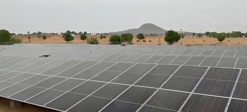 আফ্রিকায় 1.6MW সোলার মাউন্টিং প্রজেক্ট সফলভাবে বিতরণ করেছে
