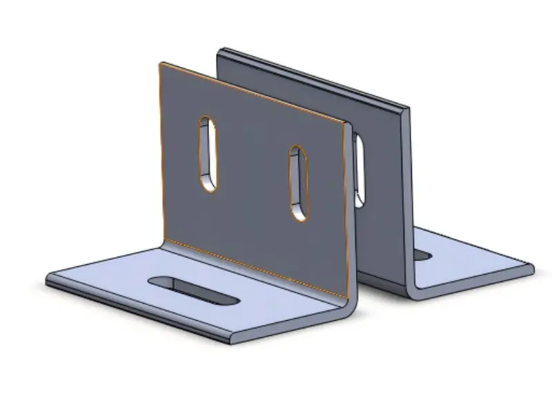 ডাবল হোল ইস্পাত সোলার বেস