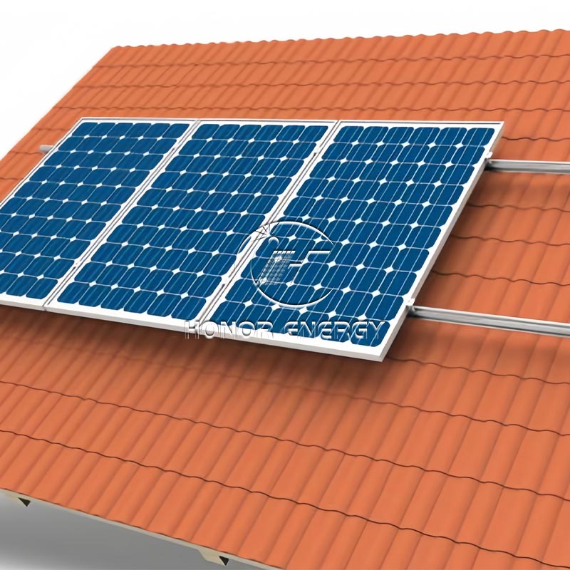 Carbon Steel Solar Tile Roof Mounting